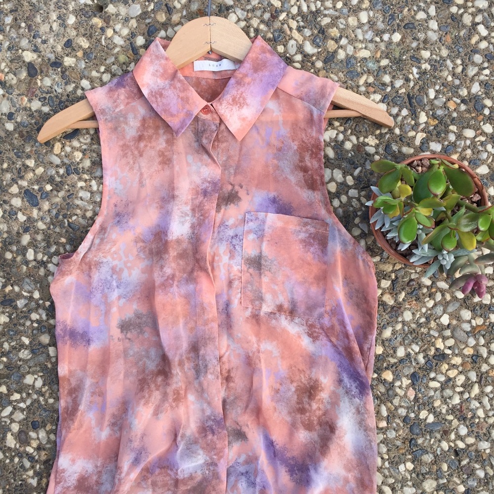 Lush Blush Blotched Top